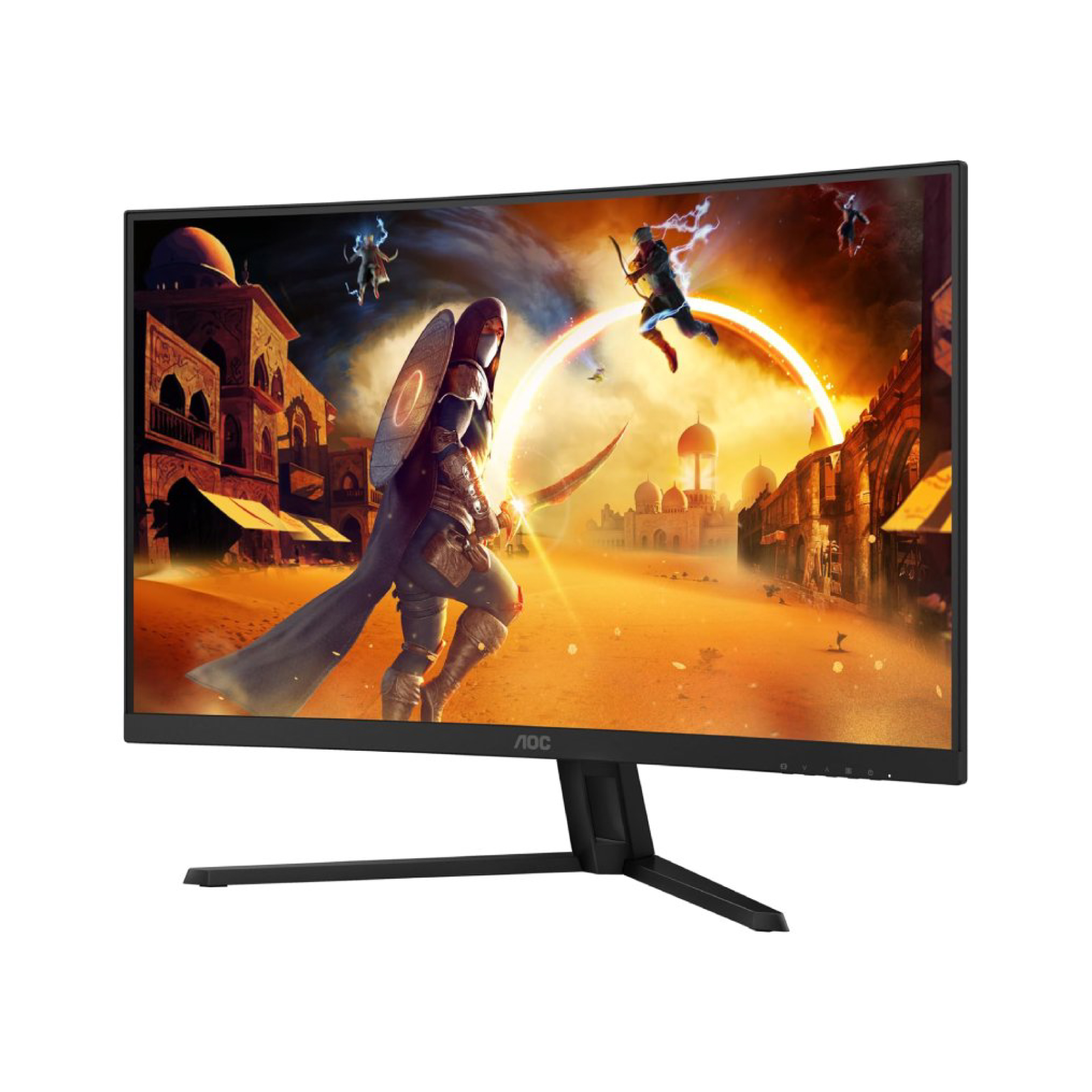 Monitor AOC QHD Gaming LED Curved Monitor CQ32G4VE, 31.5", 2560x1440, 180Hz, 0.5 ms, DP/HDMI*2, Tilt