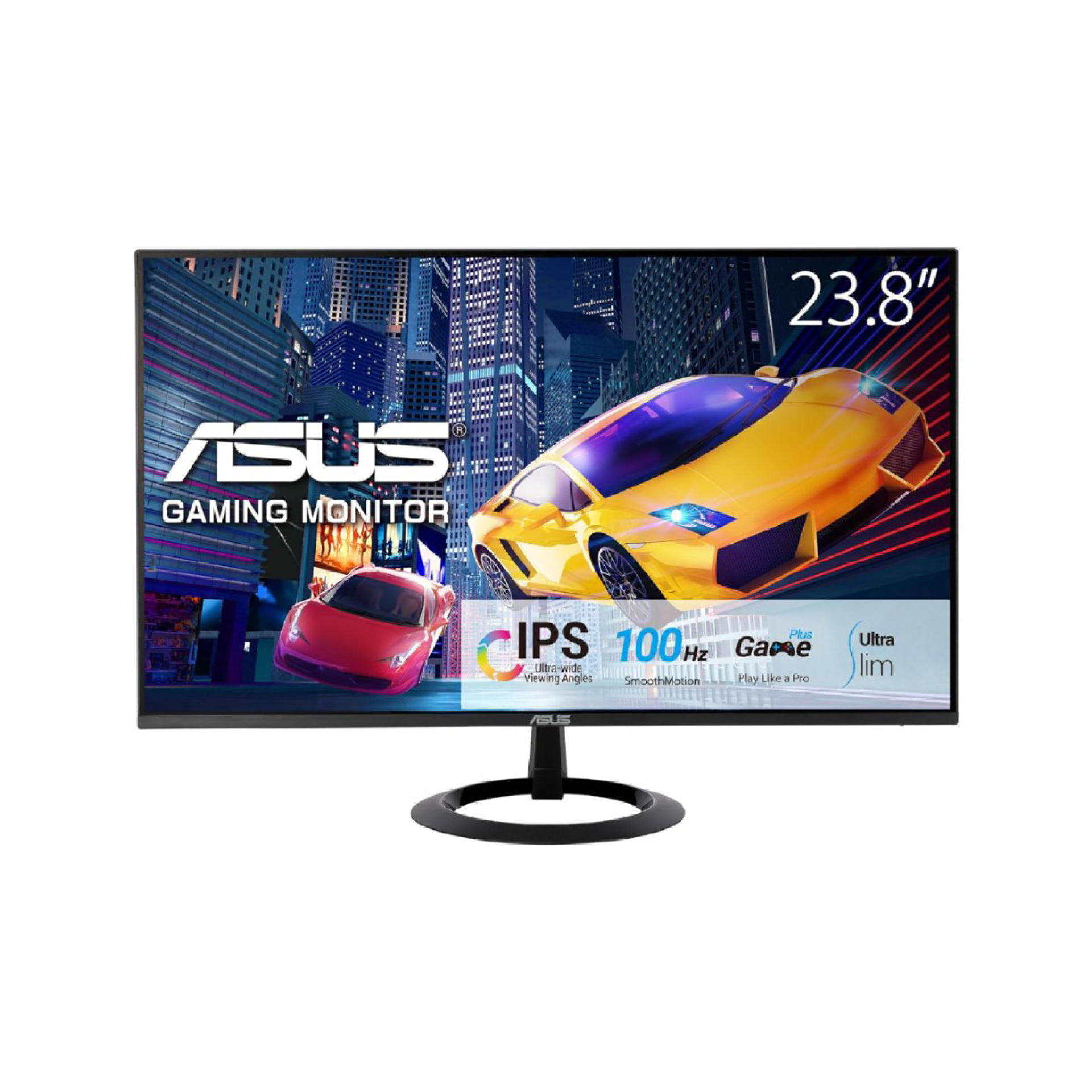 Monitor ASUS LED IPS Monitor VZ24EHF, 23.8", Full HD 1920x1080, 100Hz, 1 ms, Kontrast 1300:1,HDMI,75x75 VESA