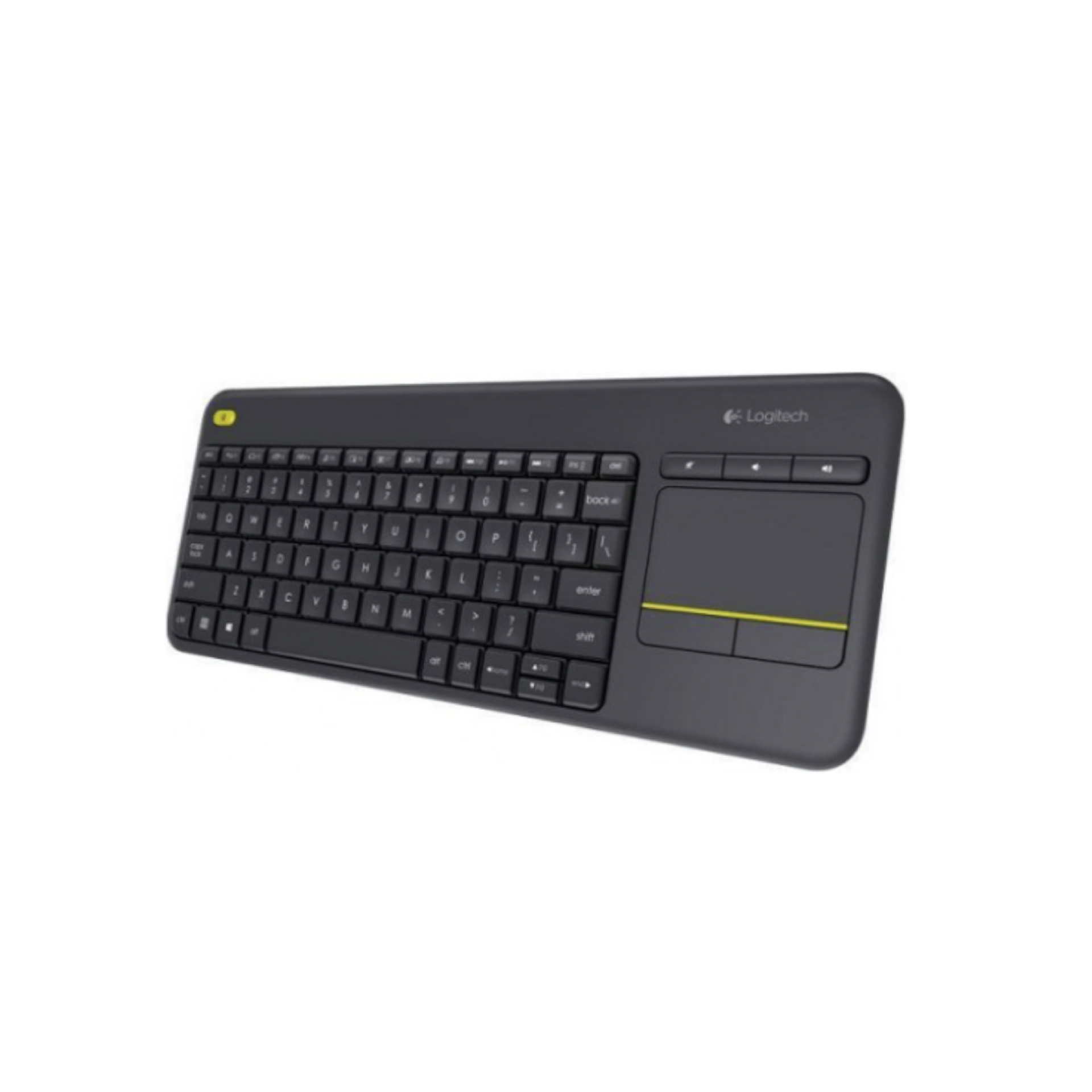Tastatura LOGITECH K400 Plus Wireless Touch Keyboard Black YU